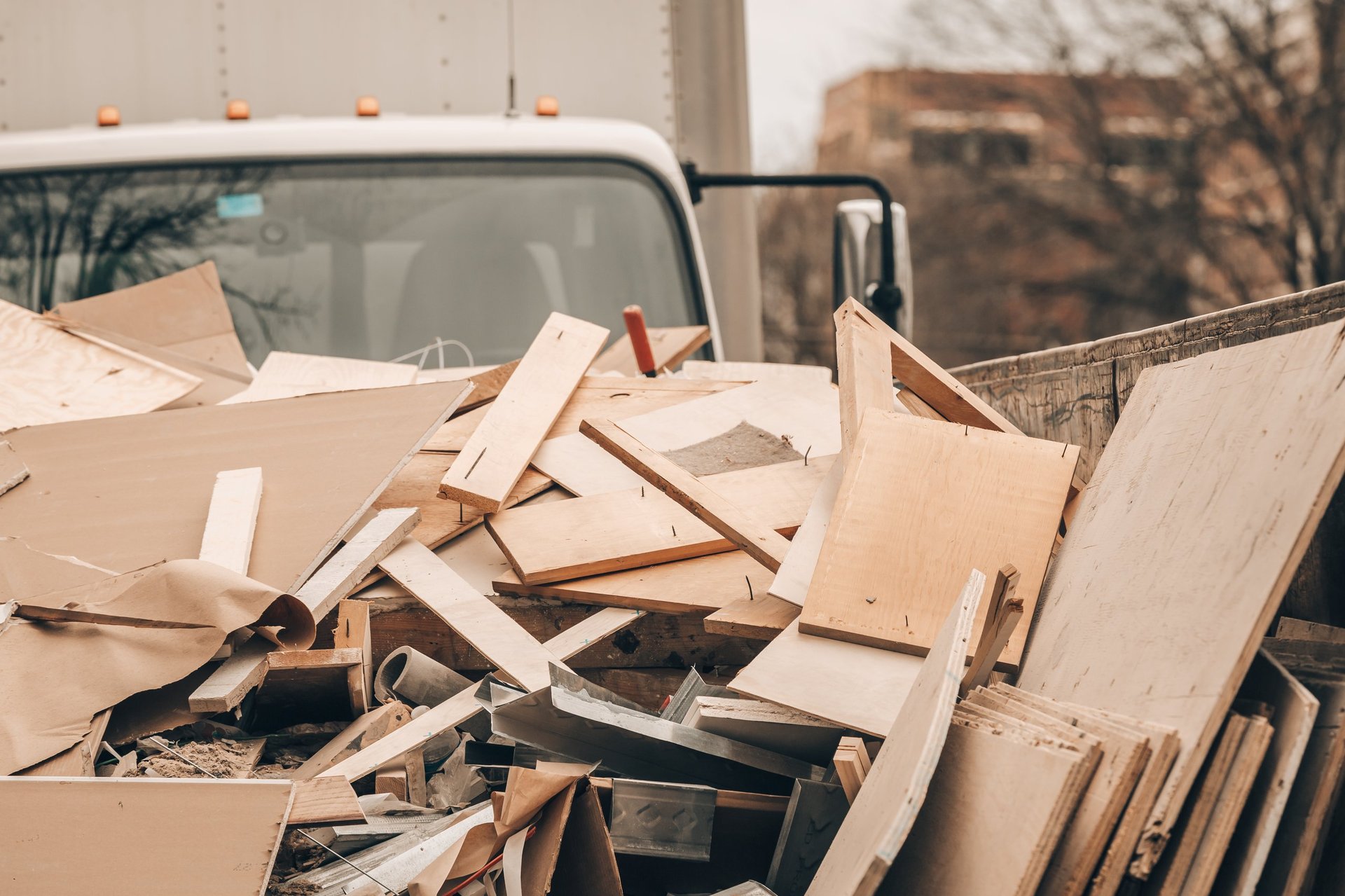 Yard debris removal service